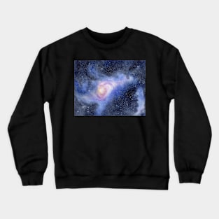 Galaxy with Nebula Crewneck Sweatshirt